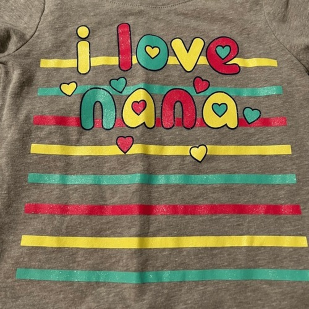 Little Girl's Long Sleeve T-Shirts Set Of 2 Toddler Girl Size 2T Daddy Nana - Picture 6 of 8